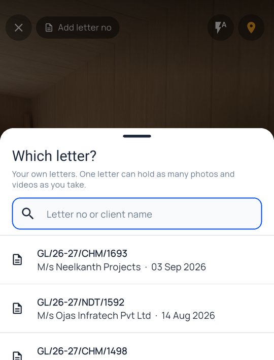 Choosing the client letter