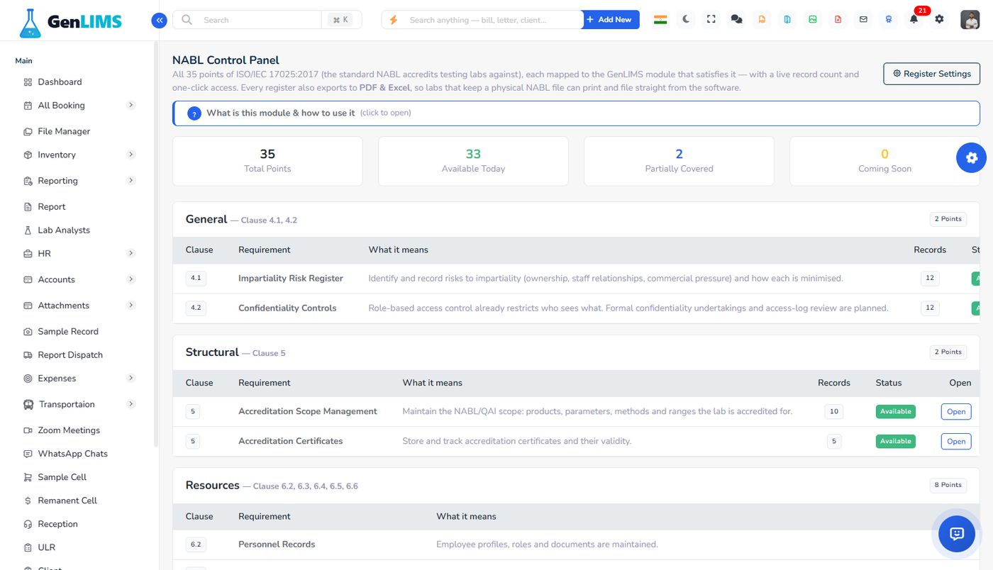Screenshot of the module under the pointer